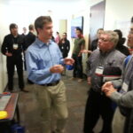 Derek LaFever and Thomas Lux present their research.